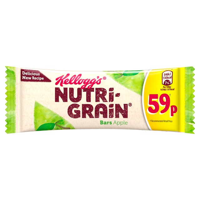 KELLOGGS CEREAL BARS 49P NUTRIGRAIN APPLE
