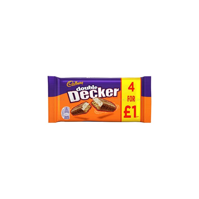 CADBURYS DOUBLE DECKER £1 (8 x 4 PACK)