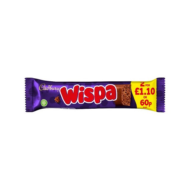 CADBURYS WISPA 60P 36g (48 PACK)