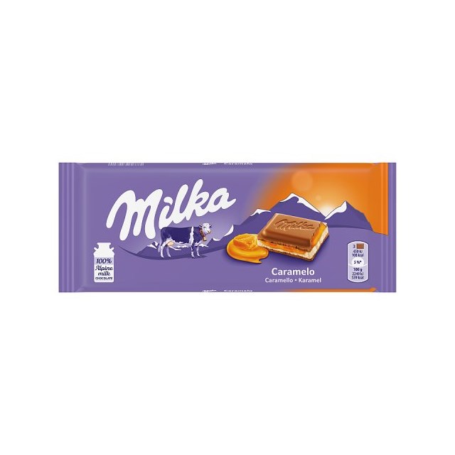 MILKA CARAMELO 100g (23 PACK)