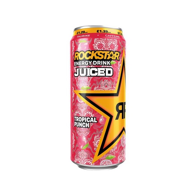 Rockstar Energy Drink Juiced Tropical Punch SPECIAL ED 500ml (12 Pack)