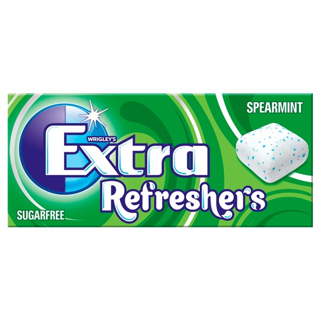 WRIGLEYS EXTRA REFRESHERS SPEARMINT 7 Pieces (16 PACK)