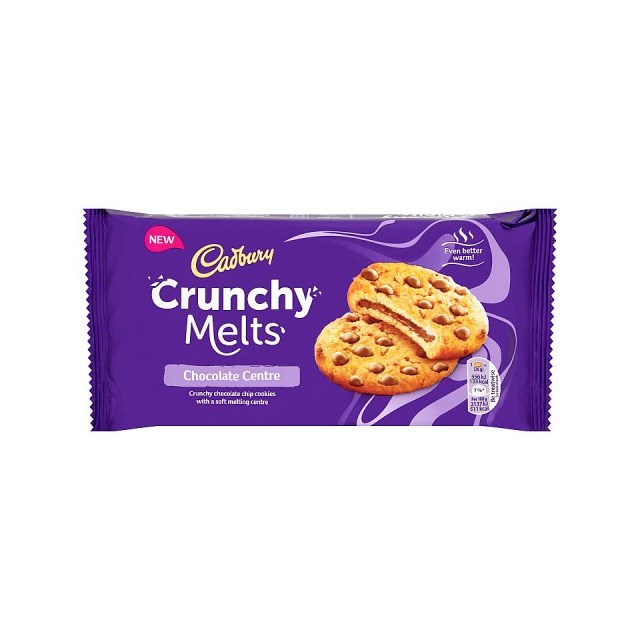 CADBURY CRUNCHY MELTS CHOCOLATE 156g (12 PACK)