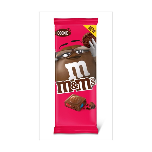 M&M'S BLOCK COOKIE 165g (16 PACK)