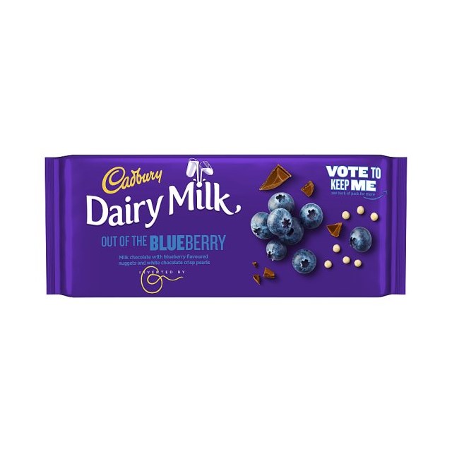 DAIRY MILK INVENTORS OUT OF THE BLUEBERRY