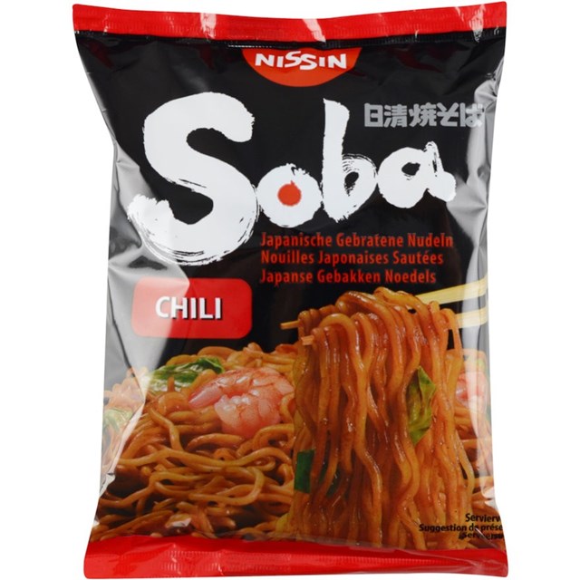 NISSIN SOBA NOODLES CHILI
