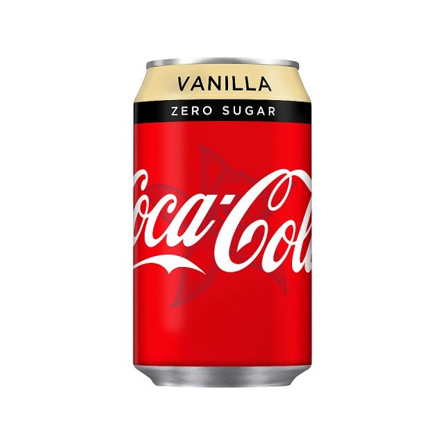 COKE ZERO VANILLA 330ML PMP 59P
