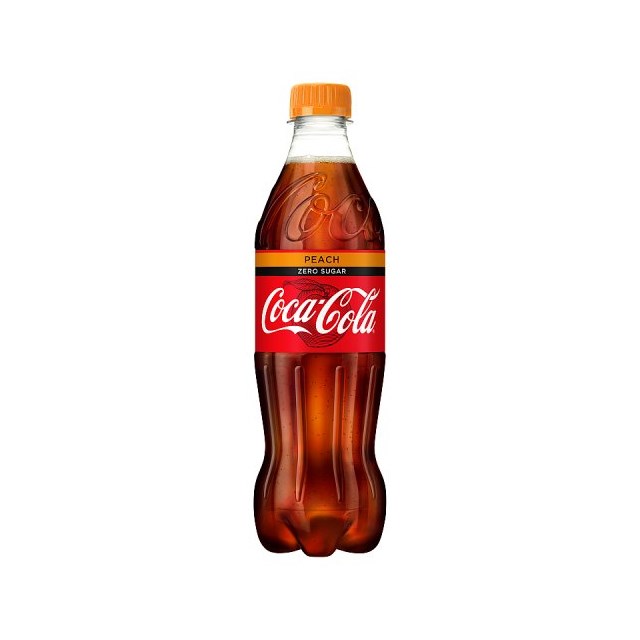 COKE ZERO PEACH 500ML