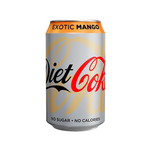 DIET COKE MANGO CANS