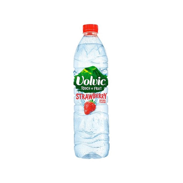 VOLVIC TOUCH OF FRUIT STRAWBERRY 1.5 Litre (6 PACK)