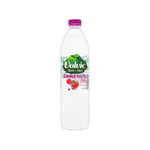 VOLVIC TOUCH OF FRUIT SUMMER FRUITS 1.5 Litre (6 PACK)