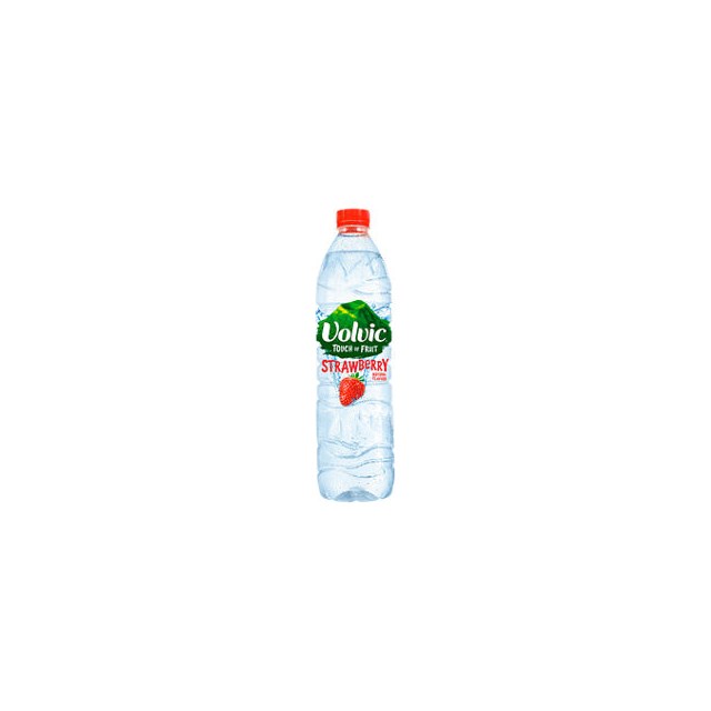 VOLVIC TOUCH OF FRUIT SUGAR FREE STRAWBERRY 500ml (12 PACK)