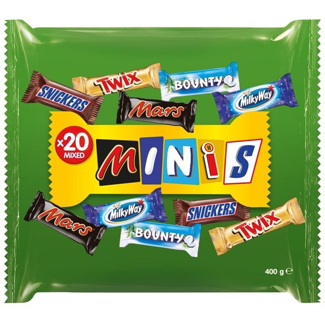MARS ASSORT. MIXED MINIS 400g (PACK12)