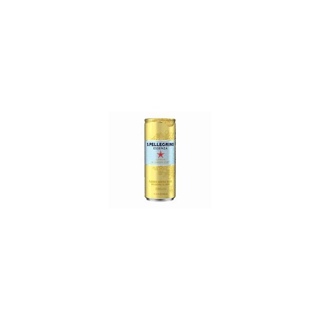 SANPELLEGRINO ESSENZA LEMON & LEMON ZEST 330ml (12 PACK)