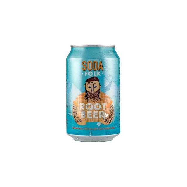 SODA FOLK ROOT BEER CANS