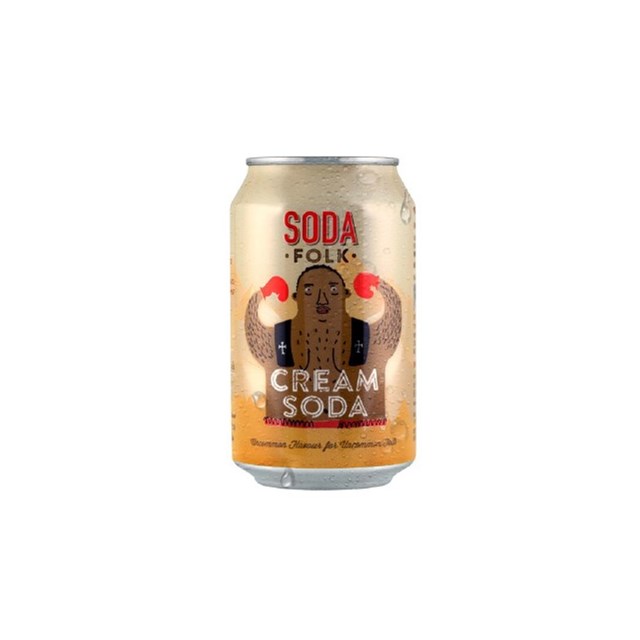 SODA FOLK CREAM SODA CANS