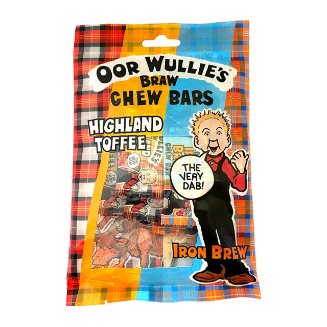 OOR WULLIE CHEW BAR 150g BAGS (12 PACK)