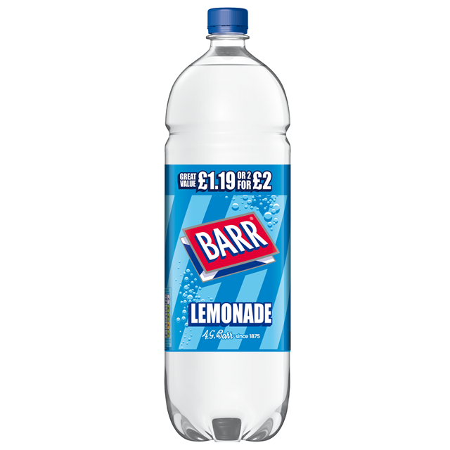 BARRS LEMONADE 2 Litre £1.19 (6 PACK)