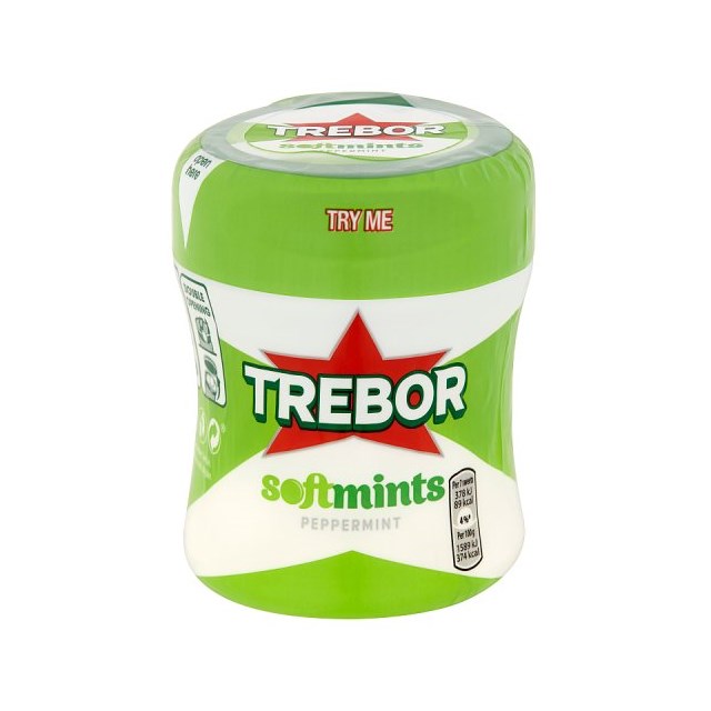 TREBOR POTS SOFMINTS PEPPERMINT