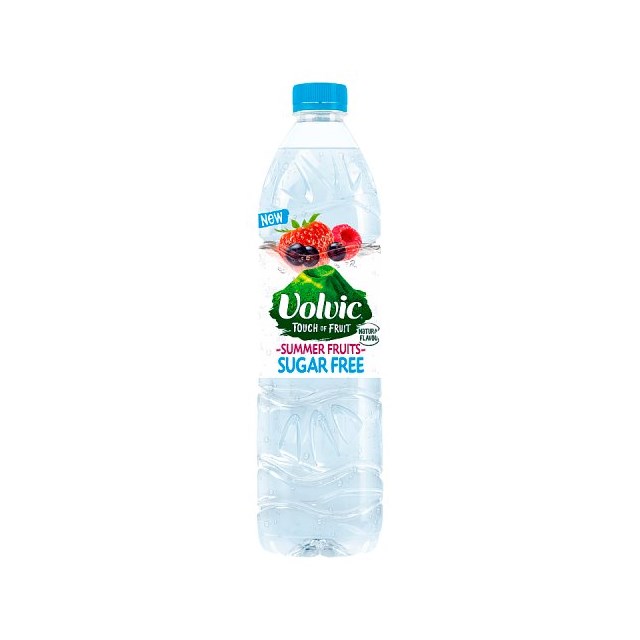 Volvic Touch of Fruit Sugar Free Summer Fruits 1.5 Litre 6 Pack