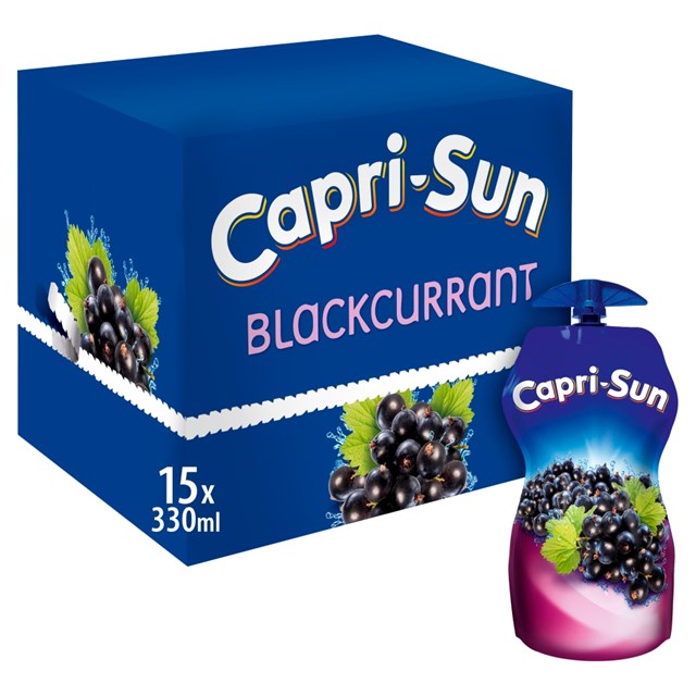 CAPRI SUN SPORT BLACKCURRANT 330ml (15 PACK)