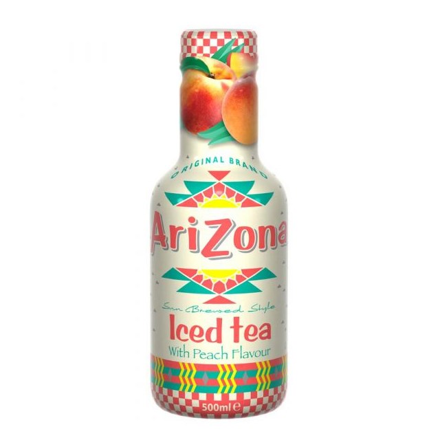 ARIZONA ICE TEA WITH PEACH 500ml (6 Pack)