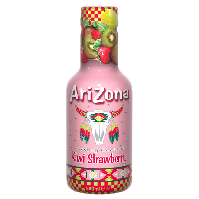 ARIZONA KIWI STRAWBERRY COWBOY COCKTAIL 500ml (6 Pack)