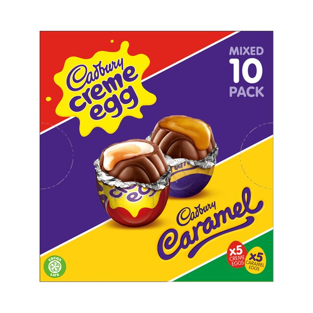 CADBURYS CREME EGG & CARAMEL EGG 10 Pack