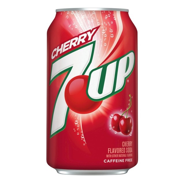 USA 7UP CHERRY CANS