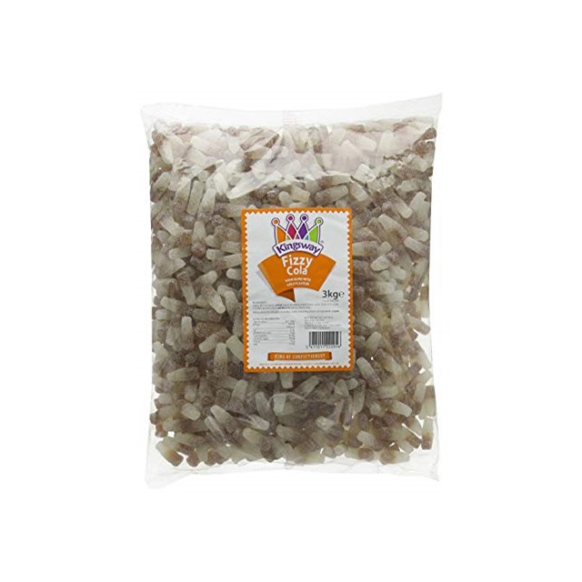 KINGSWAY 3KG FIZZY COLA BOTTLES