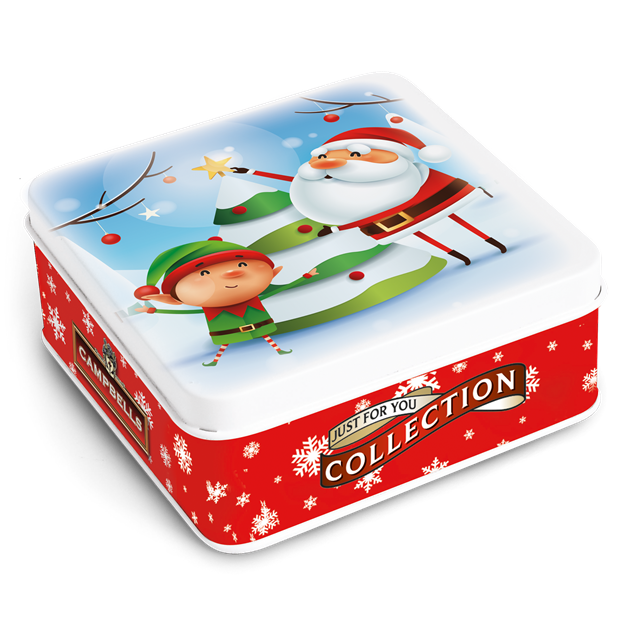 Campbells Christmas Santa & Elf 12x90g Tin