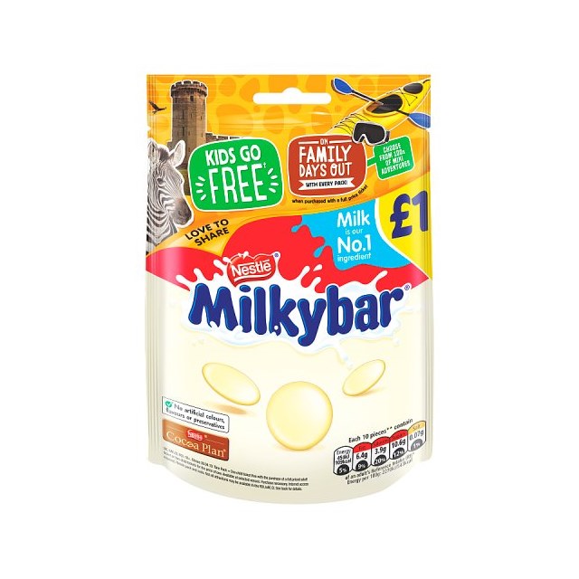 MILKYBAR BUTTONS £1