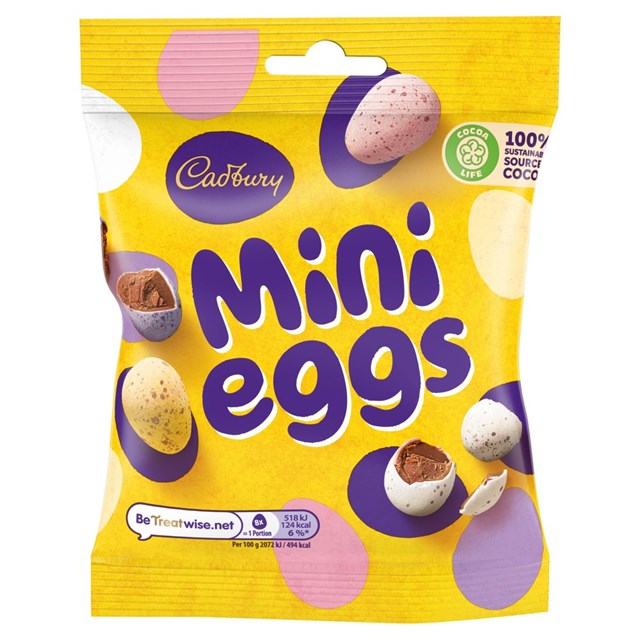 Cadburys Mini Eggs Bags 80g (24 Pack)