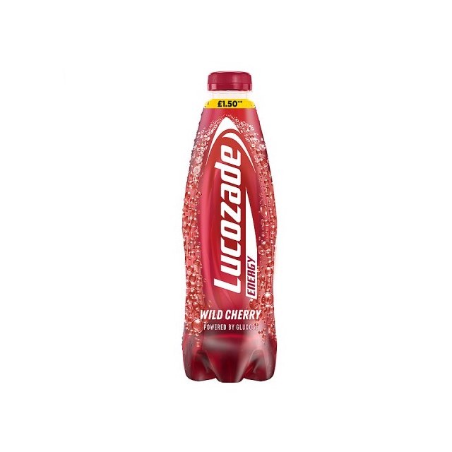 LUCOZADE ENERGY CHERRY 900ml £1.50 (12 PACK)