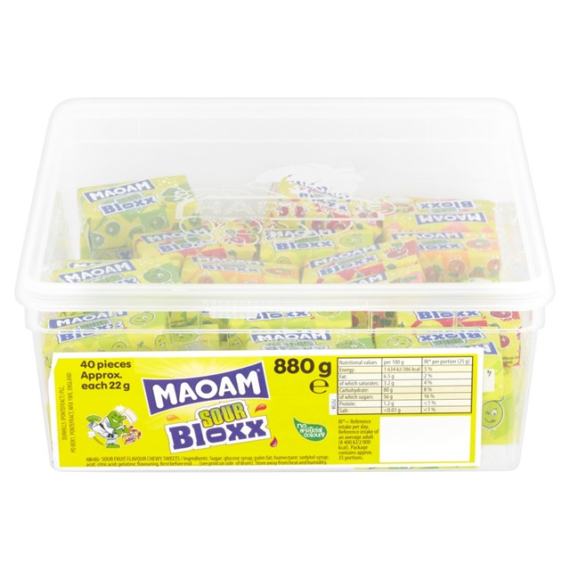 HARIBO TUBS 15P MAOAM SOUR BLOXX