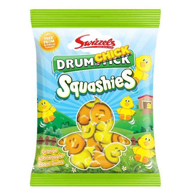 SWIZZELS DRUMCHICK SQUASHIES 160g
