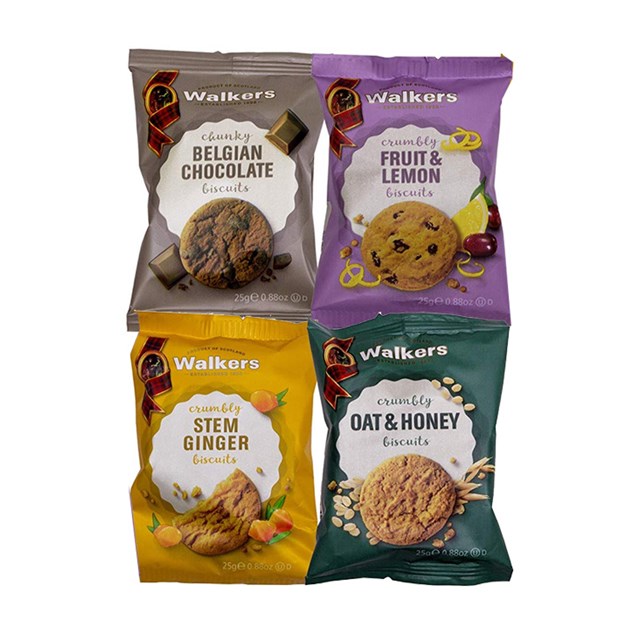 WALKERS ASSORTED BISCUITS 100 TWIN PACKS **NO VAT**