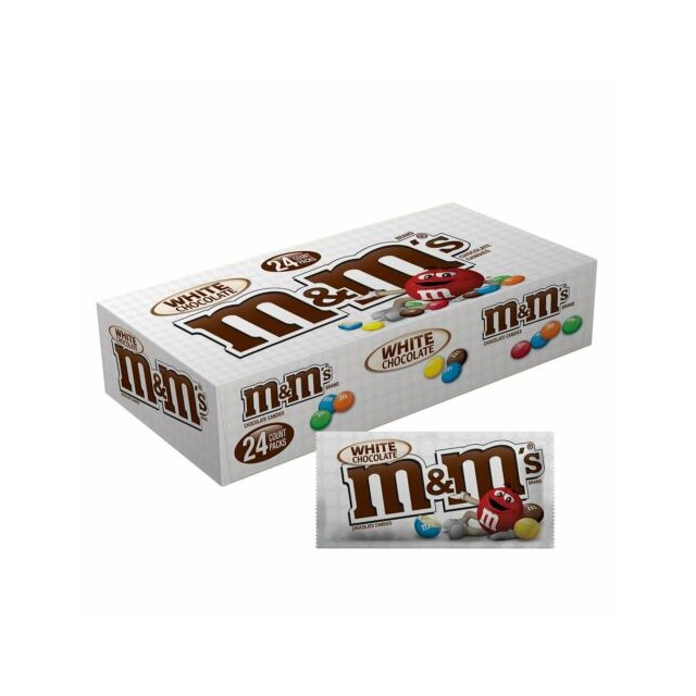 USA M&M'S WHITE CHOCOLATE 42.5g (24 PACK)