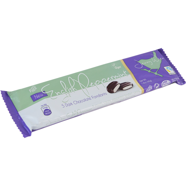JENNY WREN ENGLISH PEPPERMINT FONDANT BARS 45g (16 Pack)