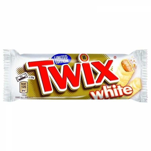 Twix White Chocolate 50g 32 Pack