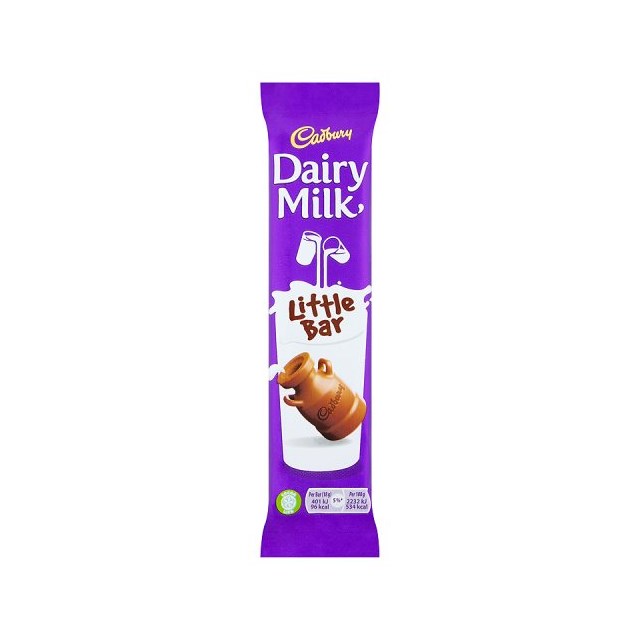 CADBURYS DAIRY MILK LITTLE BARS 18g (60 PACK)