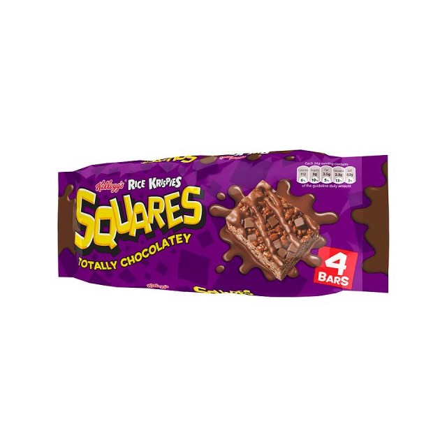 RICE KRISPIE SQUARES CHOCOLATEY 4 PACK