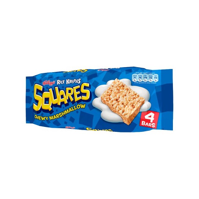 RICE KRISPIE SQUARES MALLOW 4 PACK