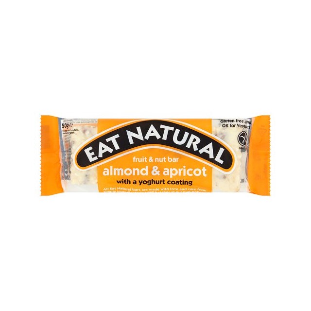 Eat Natural Almond & Apricot With Yogurt Coating 50g (12 Pack)