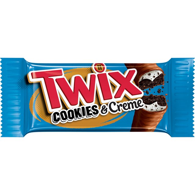 USA TWIX COOKIES & CREAM 38.6g (20 PACK)