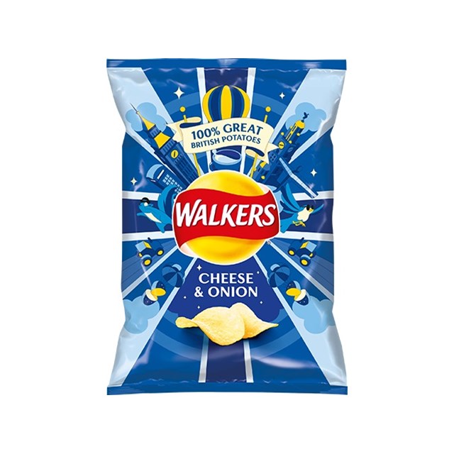 WALKERS CHEESE & ONION STANDARD