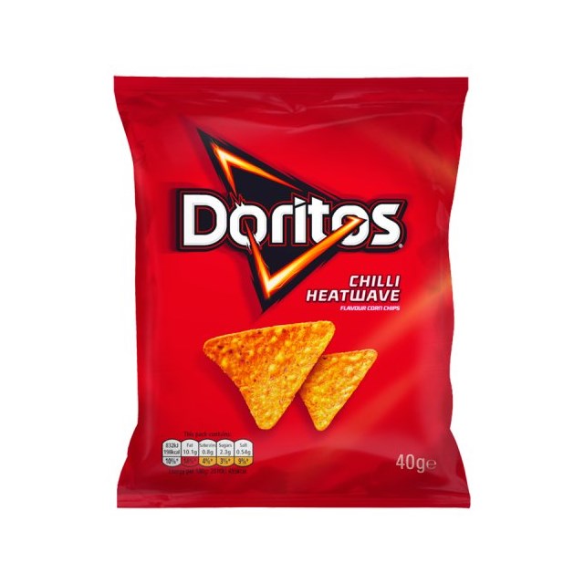 DORITOS CHILLI HEATWAVE 40g (32 PACK)