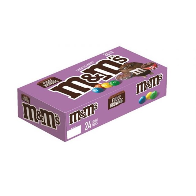 USA M&M'S FUDGE BROWNIE 40g (24 PACK)