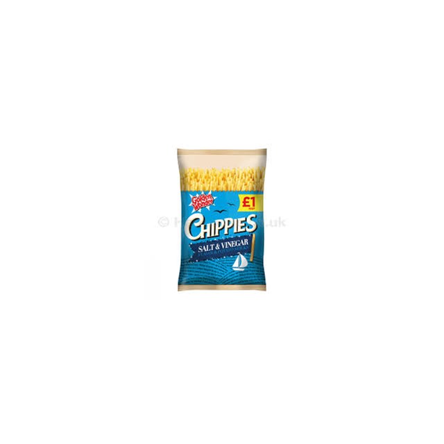 GOLDEN WONDER £1 CHIPPIES SALT & VINEGAR