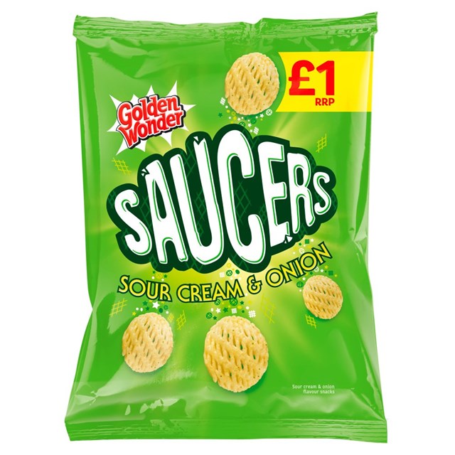GOLDEN WONDER £1 SOUR CREAM SAUCERS